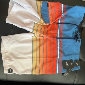 Below the knee 21” size 32 board shorts